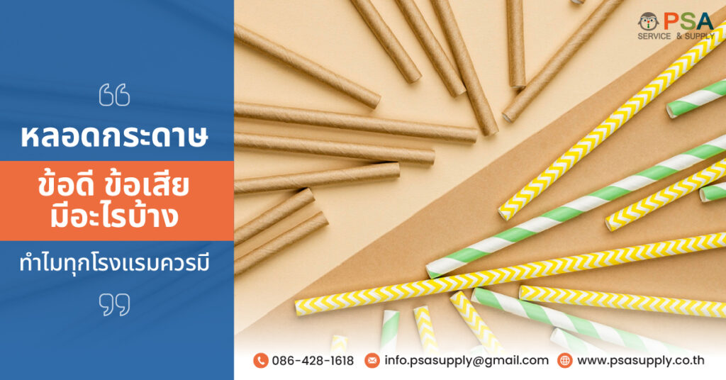 หลอดกระดาษ ข้อดี ข้อเสีย มีอะไรบ้าง ไขข้อข้องใจ ทำไมโรงแรมยุคใหม่ต้องมี!